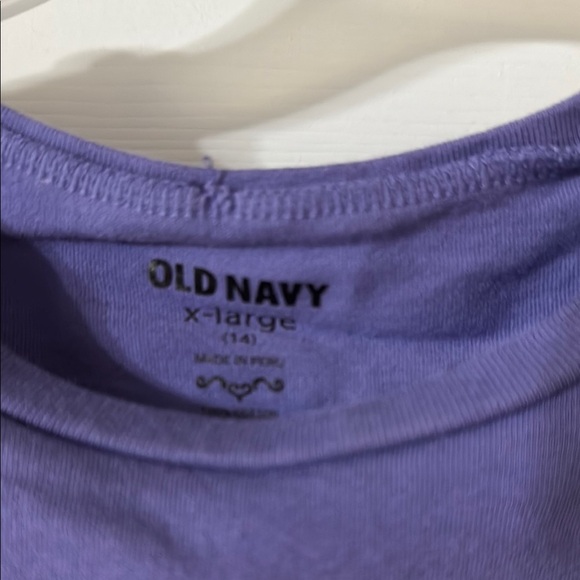 Old Navy Purple Short Sleeve Tee Soccer Graphic - Picture 2 of 2